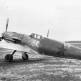 Немецкий истребитель Мессершмитт Bf 109G-2 на испытаниях в НИИ ВВС Красной армии Фото