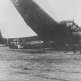 Транспортный самолет Me.323 «Гигант» и связной самолет Bf.108B «Тайфун» на аэродроме Фото