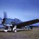 Американский палубный истребитель F6F «Хеллкэт» на аэродроме Лонг-Айленда Фото