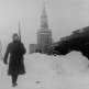 Часовой у мавзолея Ленина в день парада на Красной площади в Москве Фото