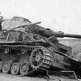 Подбитый советскими войсками немецкий танк Pz.Kpfw. IV Ausf. J Фото