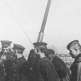 Военком советской подводной лодки Щ-323 А.Ф. Круглов беседует с личным составом в блокадном Ленинграде Фото