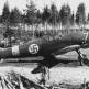 Истребитель Мессершмитт Bf.109G-2 лейтенанта Урхо Сарьямо из 24-й эскадрильи финских ВВС на полевом аэродроме Фото
