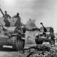 Немецкие противотанковые САУ Marder III на марше на советско-германском фронте Фото